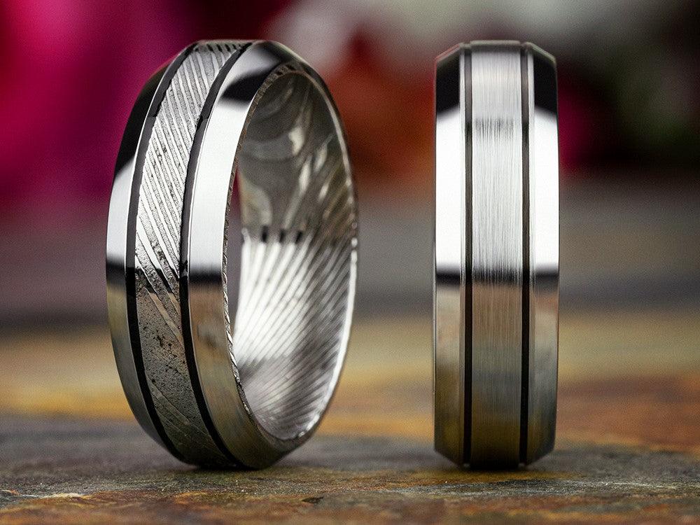 Stainless Steel Vs. Titanium Vs. Tungsten Wedding Bands