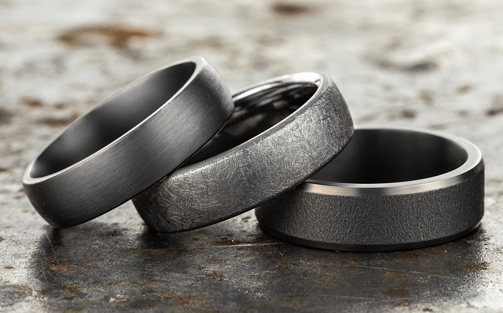 Zirconium Men's Rings