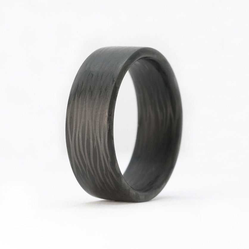 Men's Carbon Fiber Wedding Band Just Mens Rings