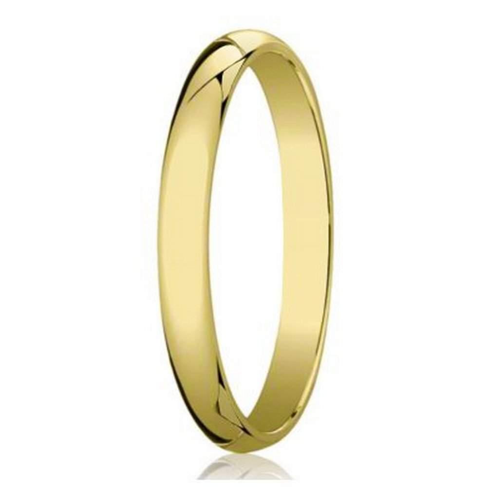 Classic Yellow Gold Designer Men's Wedding Ring in 18K | 3mm