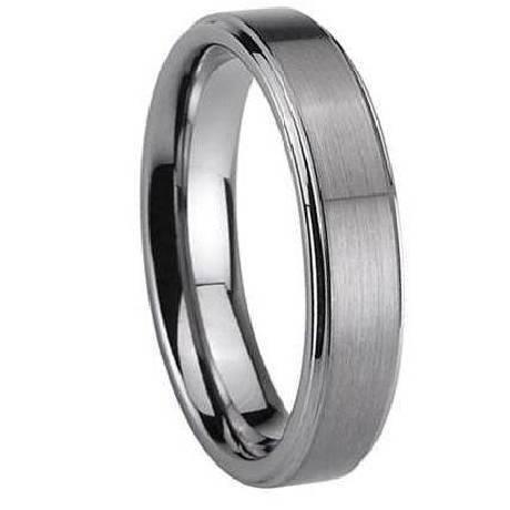 Tungsten Wedding Ring with Satin Finish-6mm