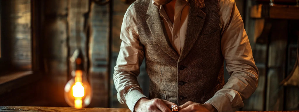 vintage inspired mens rings