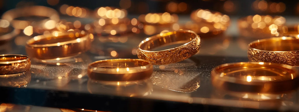 mens gold wedding bands designs