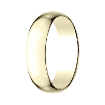 14k Men's Designer Yellow Gold Wedding Ring | 7mm width