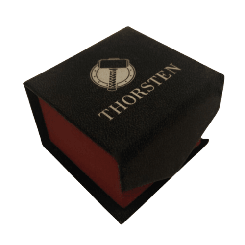 CENTREVILLE Tungsten Carbide Ring with Gold Plated Channel - 8 mm - Just Mens Rings