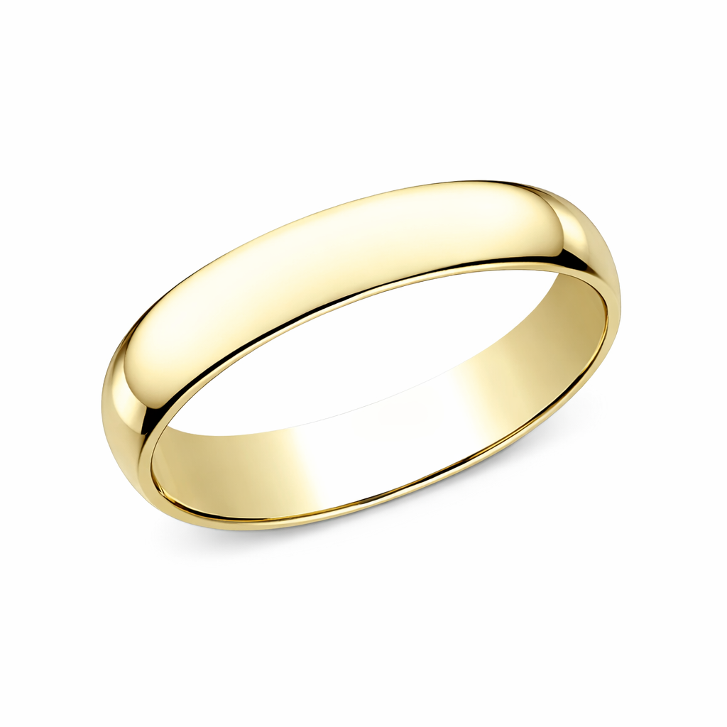 Men's 14K Yellow Gold Wedding Bands: Durability & Classic Style - JMR   Just Mens Rings