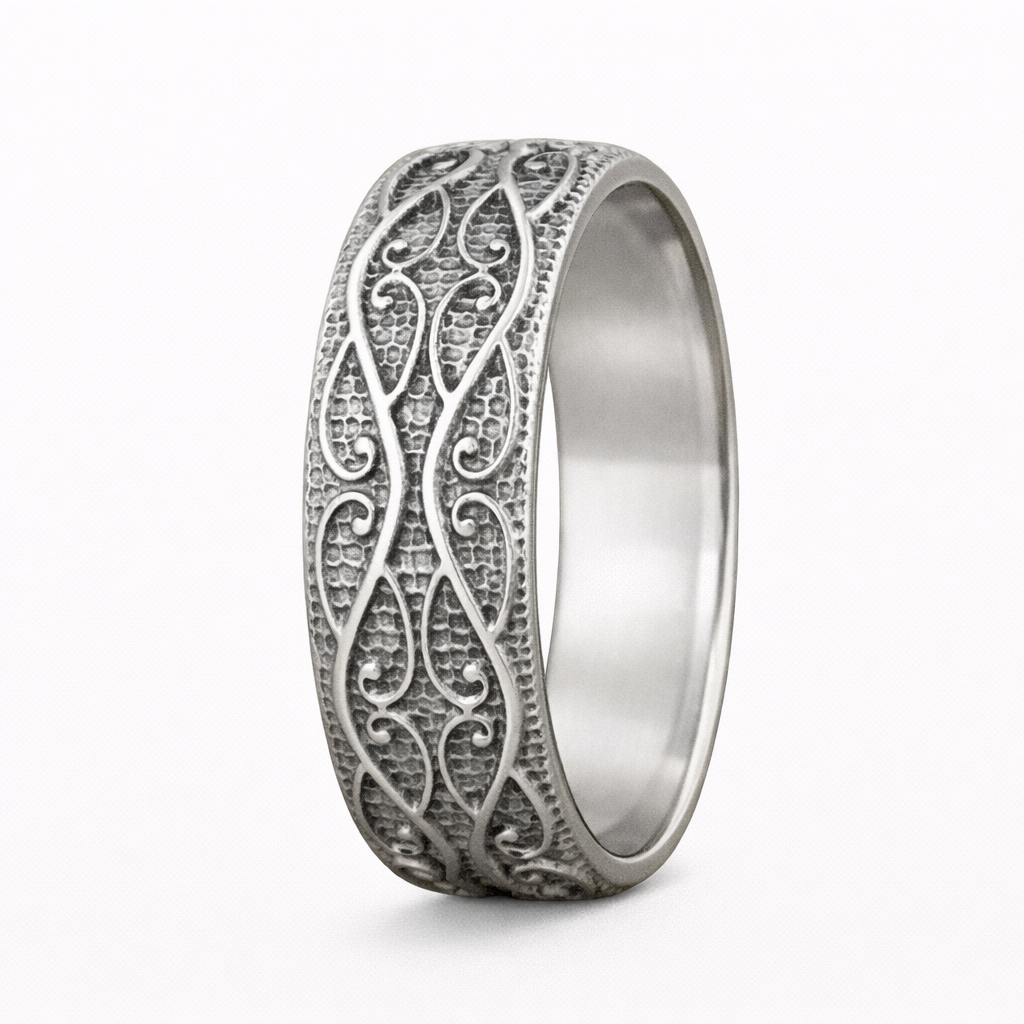 mens silver dress rings 925 Sterling Silver Men's Ring