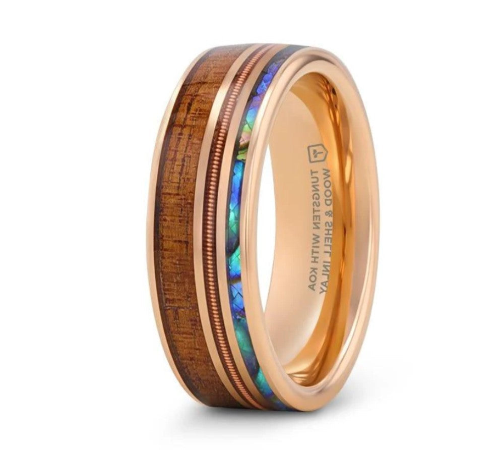 Men S Inlay Rings Men's Wood Inlay Rings l Wedding Bands & Fashion Rings – Just Mens Rings