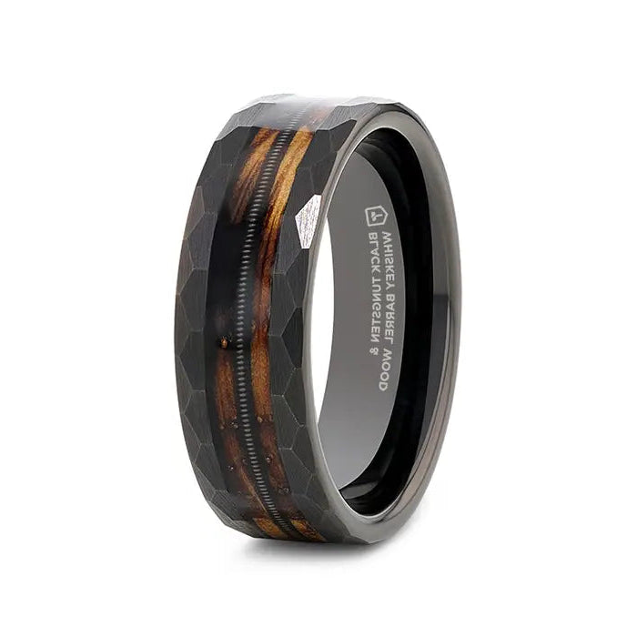 Men's Wood Inlay Rings l Wedding Bands & Fashion Rings – Just Mens Rings