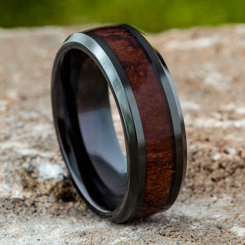 Men S Inlay Rings Men's Wood Inlay Rings l Wedding Bands & Fashion Rings – Just Mens Rings