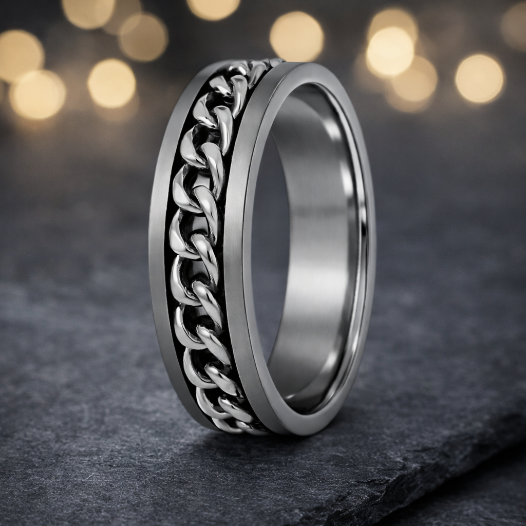 Men's Spinner Rings | Fidget Spinner Rings – Just Mens Rings