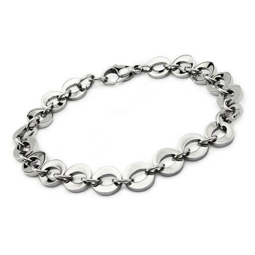 Stainless Steel Oval Link Chain Bracelet