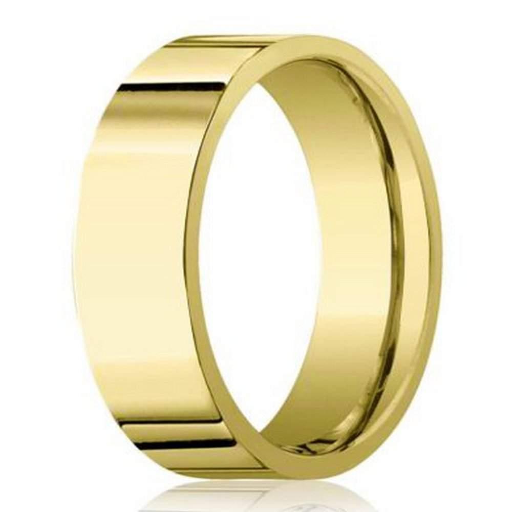 6mm Men's 14k Polished Finish Yellow Gold Wedding Band