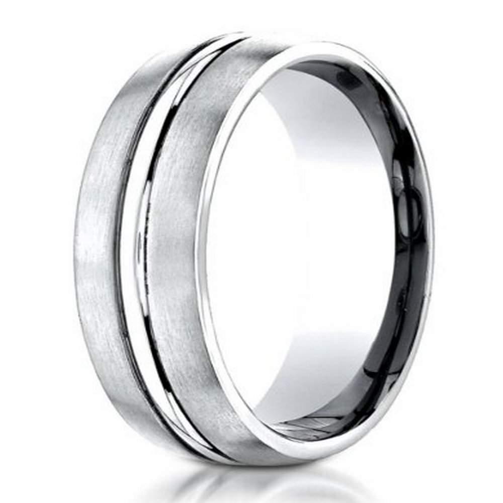 Benchmark Cobalt Chrome Men's Wedding Ring, Polished Ridge | 6mm