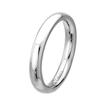 Men's Cobalt Chrome Wedding Ring Polished | 3mm