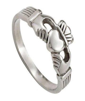 Stainless Steel Claddagh Ring for Men-9mm