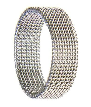 Stainless Steel Mesh Ring-8.3mm